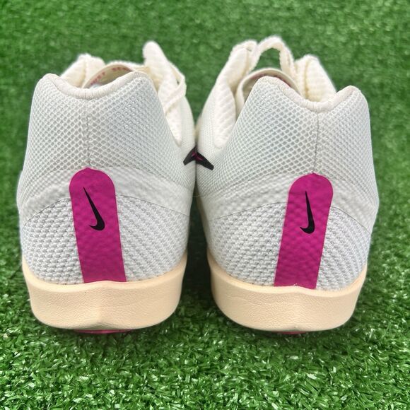 Nike Zoom Rival Track Field Distance Men's 12.5 Cleats w/ Spikes Pink DC8725-101 - Picture 12 of 17